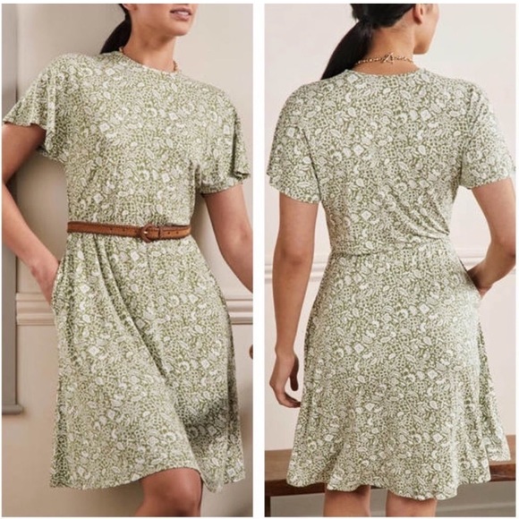 Boden Dresses & Skirts - Boden Flutter Sleeve Dress